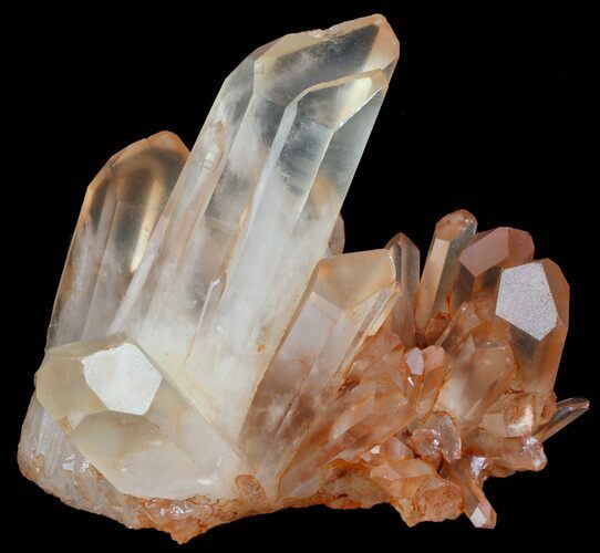 Tangerine Quartz Crystal Cluster - Madagascar #58880